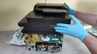 HOW TO REPLACE THE FUSER UNIT ON SAMSUNG XPRESS M2875 M2675 [upl. by Gnod]