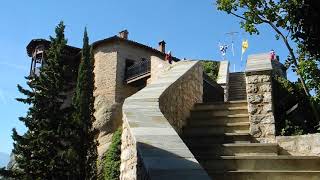 Moni Agias Varvaras Rousanou Nunnery Meteora Central Greece [upl. by Oina425]