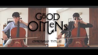 Good Omens Opening Title  David Arnold  cellos version [upl. by Ahsikram]