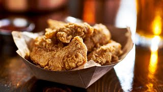 How To Make Brined amp Fried Chicken Tenders By Guy Fieri [upl. by Werda]