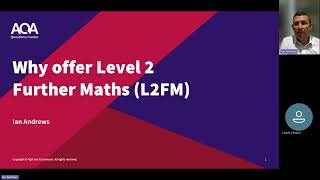 Why choose AQA Level 2 Further Maths [upl. by Medorra]