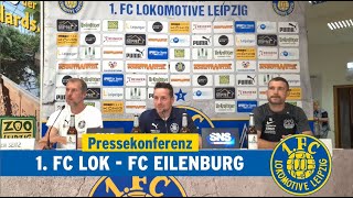 Pressekonferenz nach dem Regionalligaspiel gegen den FC Eilenburg am 09082024 [upl. by Anais]