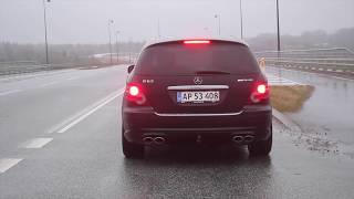 Mercedes R63 AMG flyby launch much more AMG [upl. by Robison]