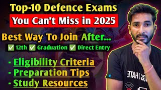 🔥 Top Defence Exams in India Explained ⋮ How to Join Indian Defence Forces ⋮ The Rankers Vision [upl. by Jordison]