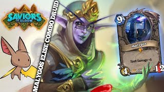 Malygos Quest Combo Druid w a New Elise Friend  Firebat Hearthstone  Saviors of Uldum [upl. by Conni]