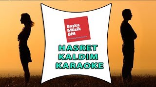 ibrahim Tatlıses Hasret Kaldım KARAOKE [upl. by Ivgnout346]