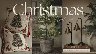 Christmas Home Decor Collective Haul 2024 HomeGoods Walmart Magnolia Home Part 1 [upl. by Nysa]