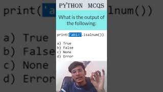 Python Multiple Choice Question Explained  1Minute Python Tips infytqmcq infytq shorts python [upl. by Glenna]