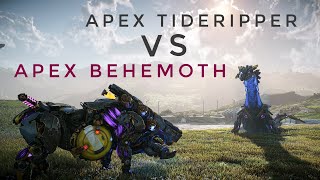 Apex Behemoth vs Apex Tideripper Horizon forbidden west [upl. by Clint322]