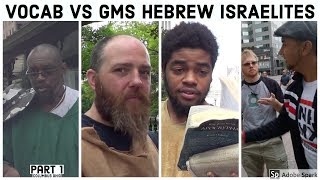 Vocab Malone Shares Gospel w GMS Hebrew Israelites Part 1 [upl. by Teage803]