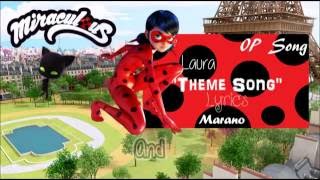 Miraculous Ladybug quotTheme Songquot Lyrics Laura Marano  Season 2 [upl. by Ais544]