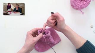 Learn to Knit Magic Loop Socks  Part 7 [upl. by Lleznov]