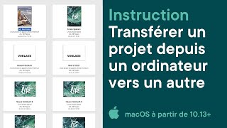 Tutoriels ifolor  Transférer un projet depuis un ordinateur vers un autre ifolor Designer pour Mac [upl. by Osei]