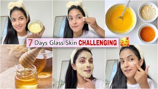 ✅ 7 Days CHALLENGE  মাত্র সাত দিনে গ্লাস স্কিন 💁🏻‍♀️ Get Flowless Glowing Glass Skin in 7 Days ✨ [upl. by Nissy172]