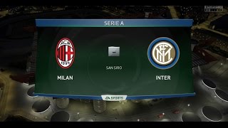 Milan VS Inter  Pronostico FIFA 15  Serie A TIM 201415  Giornata 12 [upl. by Atilrahc]