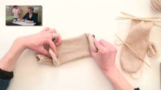 Learn to Knit ToeUp Socks Part 4 [upl. by Anaerdna]