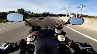 Talking about the Yamaha R9 on my R6  Yoshimura Exhaust  4K [upl. by Shaum]