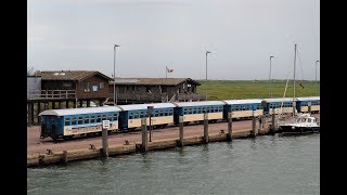 Vom Fähranleger mit der Inselbahn nach Wangerooge [upl. by Juditha]