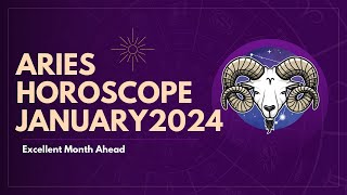 ARIES JANUARY 2024 Monthly Horoscope Predictions   AstroWinners [upl. by Yasmin]