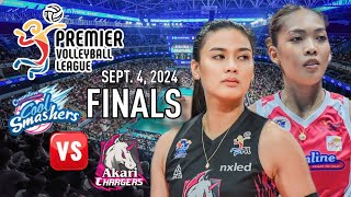 CREAMLINE VS AKARI 🔴LIVE NOW  GRAND FINALS  PVL REINFORCED CONFERENCE 2024 pvllive pvlfinals [upl. by Kenny]