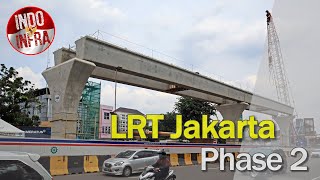 LRT Jakarta phase 2 has started  Velodrome area [upl. by Badger561]