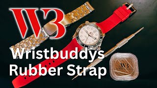 Wristbuddys Rubber Strap Review Omega Seamaster [upl. by Kathrine]