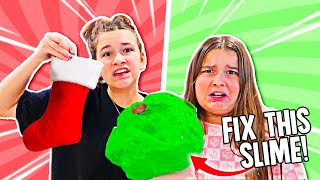 CHRISTMAS STOCKINGS PICK Our SLIME INGREDIENTS  JKREW [upl. by Elsilrac]