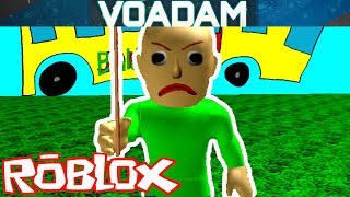 Baldi Plays Baldis Basics In Roblox VOAdam as Baldi [upl. by Tiffie]