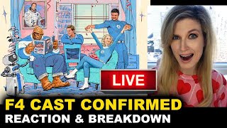 MCU Fantastic Four Cast CONFIRMED  Breakdown  Pedro Pascal Vanessa Kirby Joseph Quinn [upl. by Mientao]