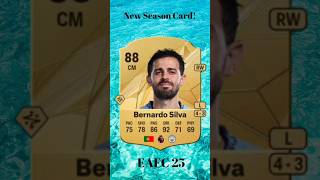 Bernardo Silva FC25 Card bernardosilva silva portugal manchestercity ronaldo fc25 fifa epl [upl. by Salman]