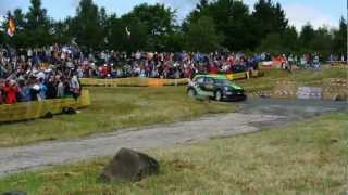 2012WRC Rallye Deutschland Panzerplatte Baumholder HD [upl. by Annoik]