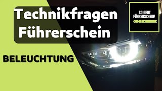 Technik in der Führerscheinprüfung  Licht  Führerschein [upl. by Enirbas]