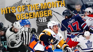 NHL Hits of the Month December 2023 [upl. by Ycal393]