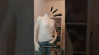 How To Crochet A Top Over The Weekend [upl. by Darrin]