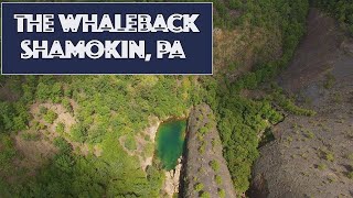 Flyover of the WhaleBack in Shamokin PApossibly the best example of an anticline in the US [upl. by Siulesoj772]