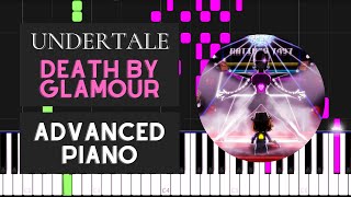 Death By Glamour Advanced Piano Tutorial  Undertale [upl. by Repip]