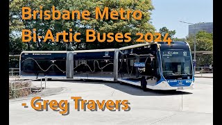 Brisbane Metro BiArtic Buses Australias first double articulated bendy buses in October 2024 [upl. by Seale104]