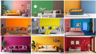 Drawing room colour combiantion ideas for living room hall color combination for wall painting ideas [upl. by Atelra]