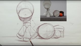 THE BASICS Foreshortening 2 Control of Still Life Forms [upl. by Nirtak]