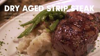 Pappas Bros Week 3 Dry Aged Strip Steak [upl. by Akcirred]