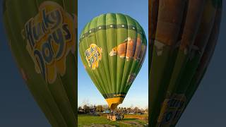 Hot air balloon in Friesland Netherlands [upl. by Acirret]