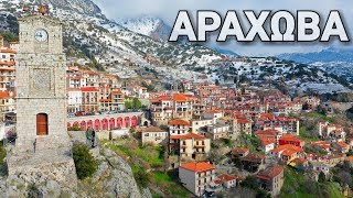 Arachova GreeceΑράχωβα drone by mavic2pro [upl. by Hooke]