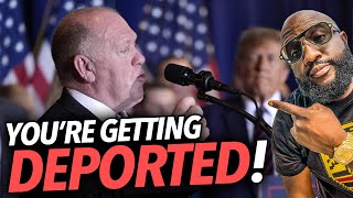 quotYoure Getting Deported ASAPquot Trump Appoints Tom Homan As New Border Czar Illegal Migrants Scared [upl. by Nosmas]