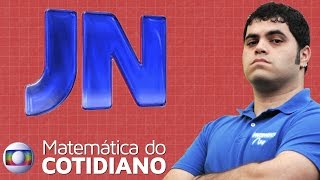 Matemática Rio no Jornal Nacional  A MATEMÁTICA DO COTIDIANO [upl. by Vivyanne855]