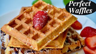 How to Make Perfect Waffles  Waffles Recipe  Kids Special  Veenascurryworld [upl. by Tome124]