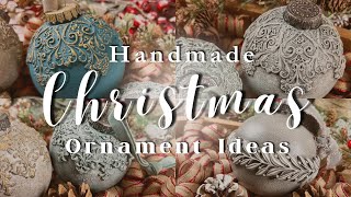 DIY Christmas Ornaments with Redesign with Prima And IOD Moulds [upl. by Lime680]