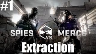 Splinter Cell Blacklist  Multiplayer  Spies VS Mercs  Extraction Match 1  CenterStrain01 [upl. by Notak722]