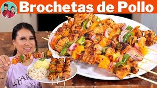 Las Brochetas De Pollo Con Vegetales mas Sabrosas que puedes hacer en Casa  Sera Tu Receta Favorita [upl. by Beare]