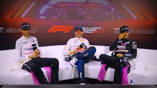 📢 Postrace Press Conference Brazil GP F1 2024 [upl. by Fitz]