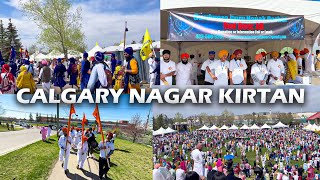 Nagar Kirtan Calgary 2024  Celebrating Sikh Traditions  Albertan Singh Canada [upl. by Nocam656]